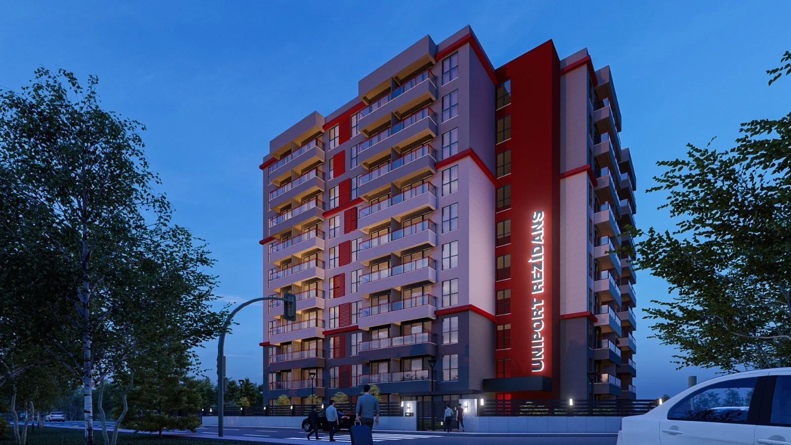 UNIPORT REZİDANS proje görseli